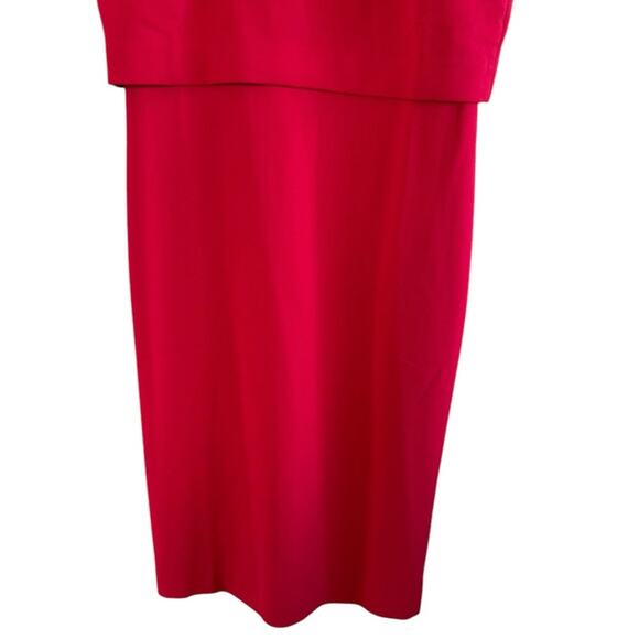 Ann Taylor Women’s 10 Tall Peplum Sheath Dress New NWT Red Retail $149 - Picture 6 of 9